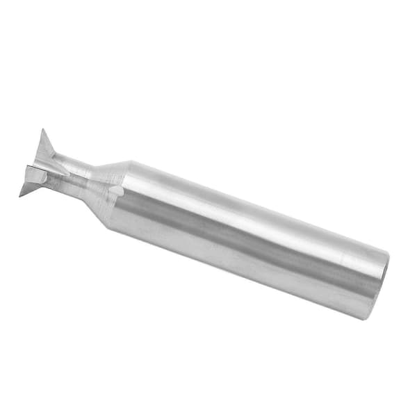 Svalehalefræser Karbid 12mm Skaftdiameter 4 Fløjter 60mm Lang Universal Svalehalefræser 45