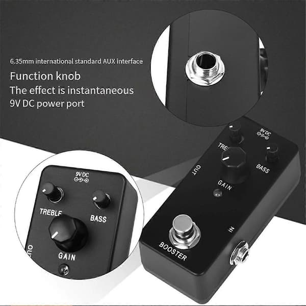 XG-7 Guitar Single Effects Pedal PURE BOOSTER High Gain Boost Pedal Guitar Tilbehør