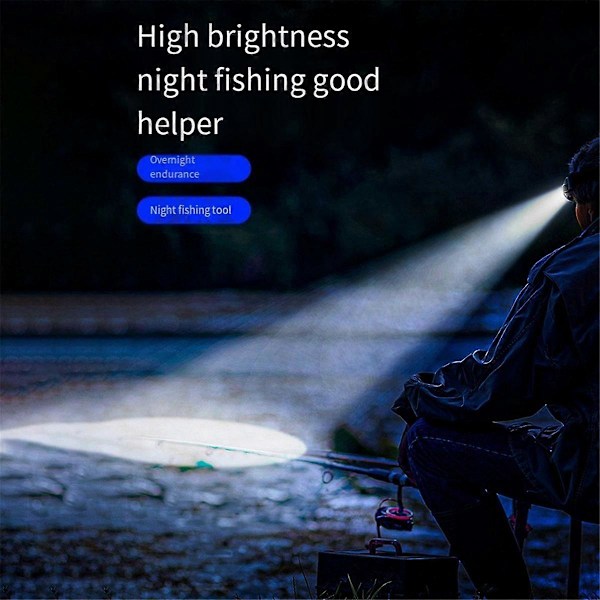 Mini Oppladbar Kraftig Sensor Hodelykt Lampe USB Hodelykter Camping Søkelys LED Hodelykt