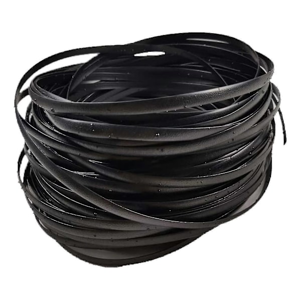 32m Patio Møbel Reparation Højstyrke Plast Rattan Vikle Kit Flad Bærbar Ny Black