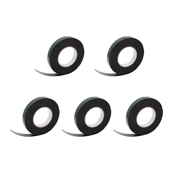 5 st PE Skumtejp Multifunktionell Vattentät Dubbelsidig Tejp 1mm Självhäftande Lager 20mm Bredd