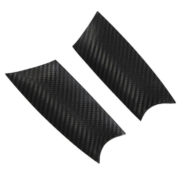 2 stk. Dekorative skåldeksler for utvendig dør, karbonfiber, erstatning for 911 718