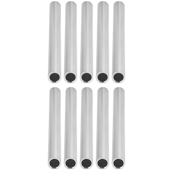 10 stk. Aluminiumsrør Sømløs Rør Lige Rør 8x6mm 9,9 cm Længde Tilbehør 6100?0608?0100