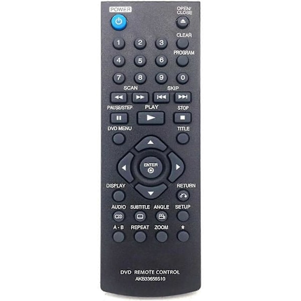 Akb33659510 Fjärrkontroll För Lg Dvd Fjärrkontroll Dvx480 Dvx482 Dvx550 Dvx552 Dvx582 Dvx640