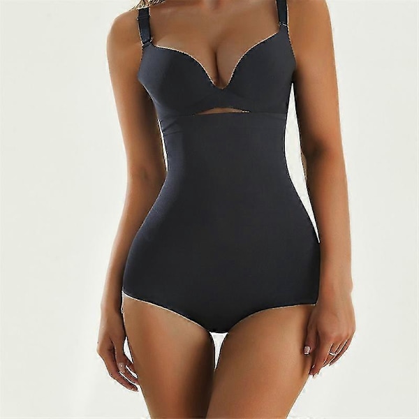 Kvinnor Vadderade Trosor Butt Lifter Body Shaper Falsk Rumpa Höfter Formande Underkläder Hög Midja Trainer Mage Kontroll Trosor Hud L