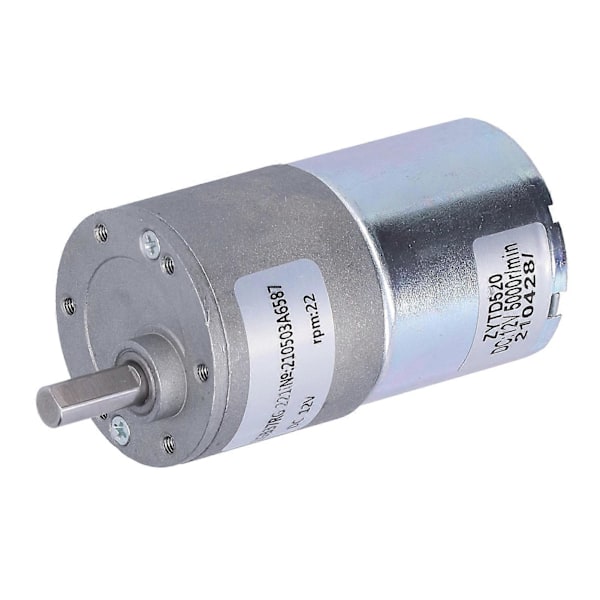 Växelmotor Mikro Hastighetsreducerande Högt Vridmoment Motor med Excentrisk Utgående Axel ZGB37RG DC 12V