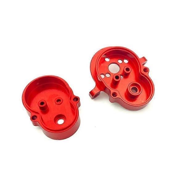 Metalgearkasse med 370 Motor & Stålgear til D12 D42 1/10 RC Bil Opgraderingsdele Tilbehør, Sort
