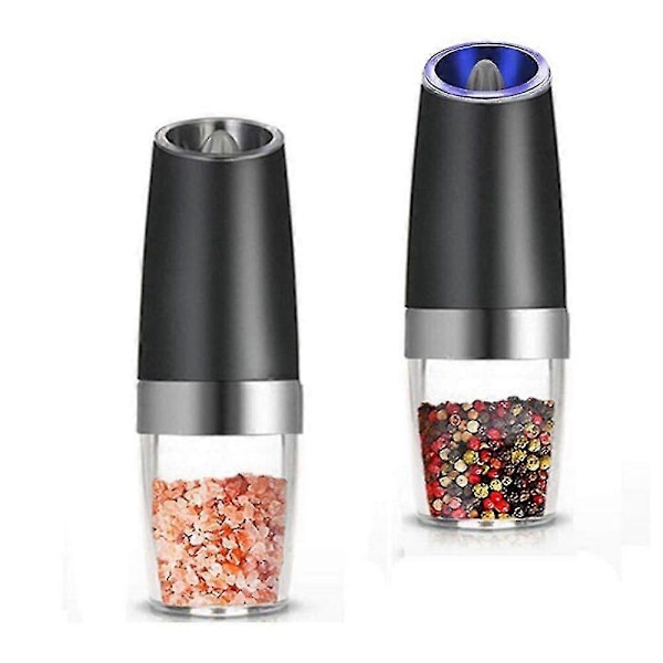 Sähköinen pippuri- ja suolamylly, automaattinen sähköinen pippurimylly, säädettävä 1Pc Plastic