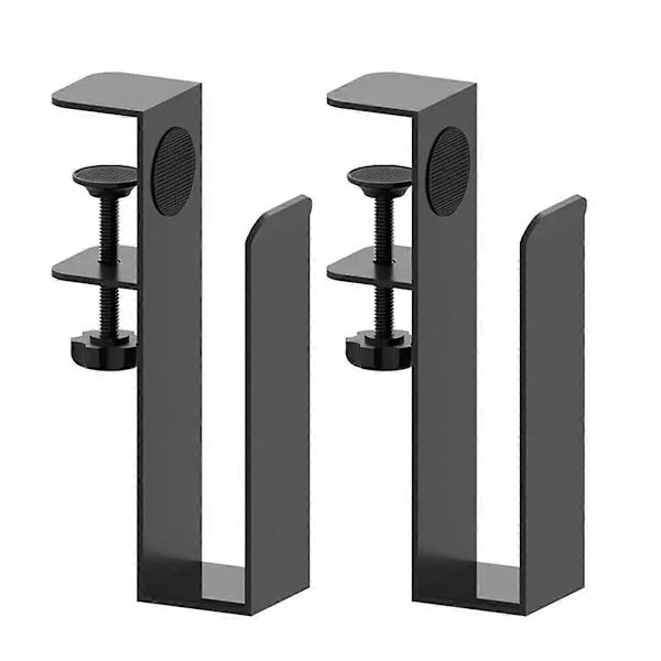 Bord Sides Laptop Rack Opladningskøling Stand Bakke Skrivebordsorganisator Opbevaringsholder til Pad Under Skrivebordsstyringsbakke