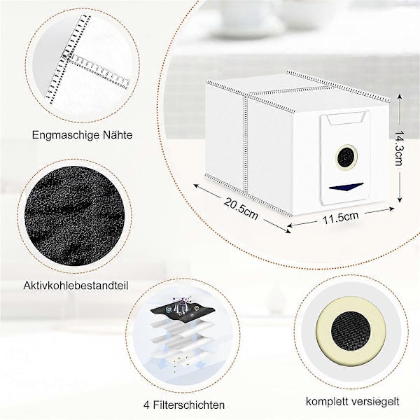Lisävarustesetti T30 Omni / T30 Pro Omni robotti-imurille, varaosat, pyyhkeet ja pölypussit