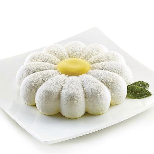 Silikone Blomsterkageform Non-stick Silikone Bageform Perfekt til Mousse Dessert, Gelé, Chokolade (Tilfældig Farve)