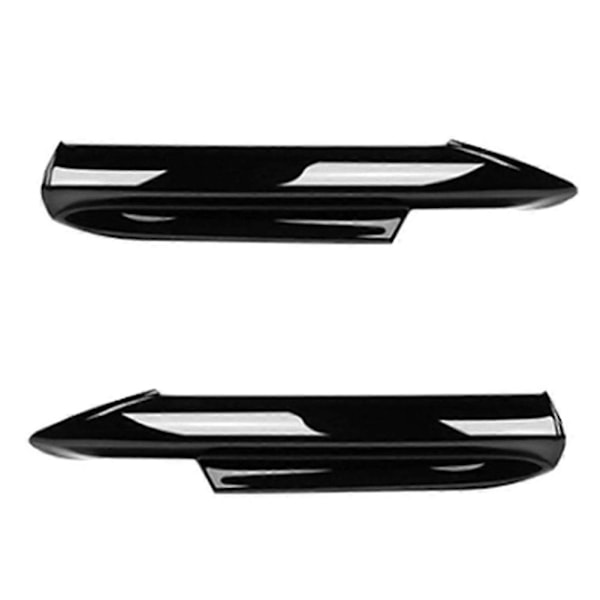Bil Främre Stötfångare Läpp Diffuser Splitter Winglet Förkläde Spoiler för 3-serie E90 E91 2005-2008 Glansig Svart