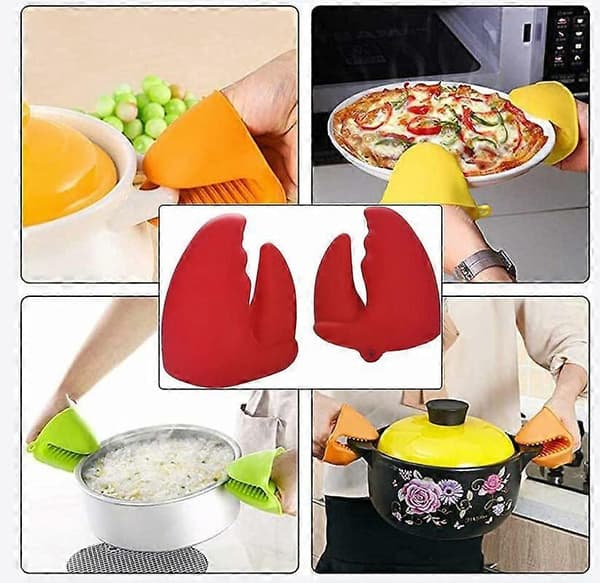 Silikonovnshansker Egnet for Grilling, Matlaging, Baking, Mikrobølgeovn