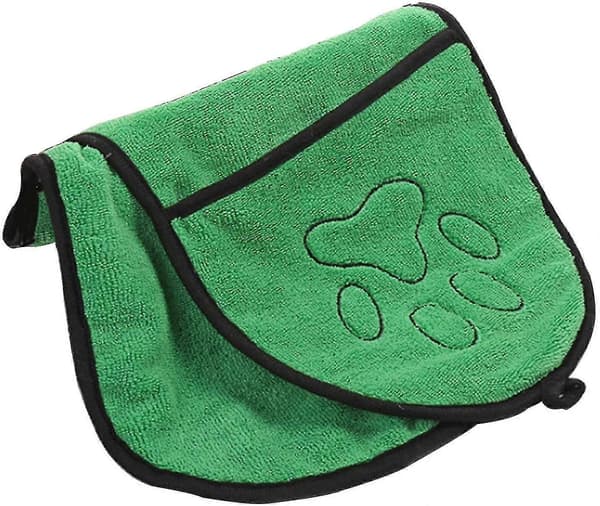 Superabsorberende Hundehåndkle, Hurtigtørkende Mikrofiber Badehåndkle for Hunder