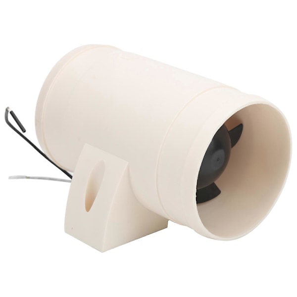 12V 3-tommers InLine Marine Lensepumpe Luftvifte Stille Sterk Ventilasjon Vifte Passer for Yacht Båt RV