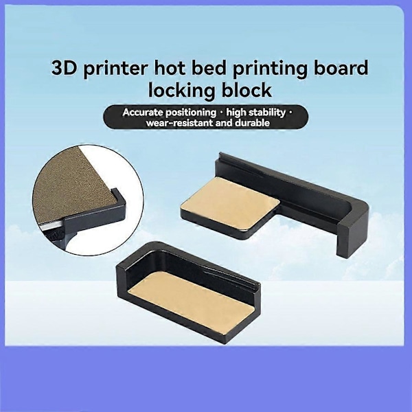 Hotbed Utskriftsplate Posisjoneringsblokk for Neptune 4, KP3S, KLP1 V1 V2 - Justeringsverktøy for 3D-printere