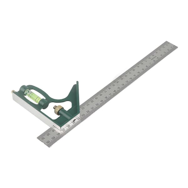 Multifunktionel 300mm Kombinationsvinkel 45/90 Grader med Libelle