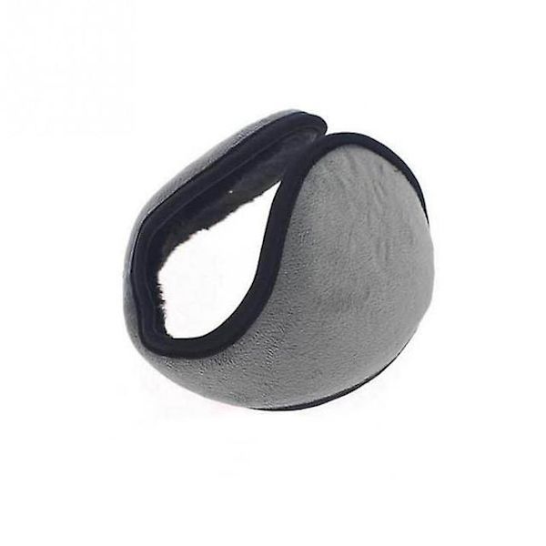 Vinter Unisex Ull Varma Öronmuffar Plysch Öronmuffsskydd gray