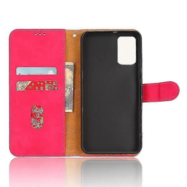 Til Tcl 403 Mobiltelefon Etui Stativ Tegnebog Stødsikker Tpu+pu Læder Telefon Cover Rose