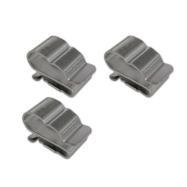 100 STK. Fotovoltaisk Kabelclips Ledningsklemme 304 Rustfrit Stål Solcellekabelclips Solpanelkabelclips