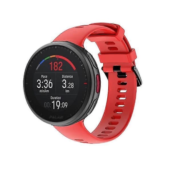 Til Polar Vantage V2 Silikone Urrem Red