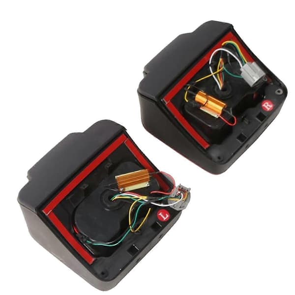 Bil LED Bakljus Broms Back Blinkers Sidomarkeringsljus för Wrangler JK 2007-2017 US Version