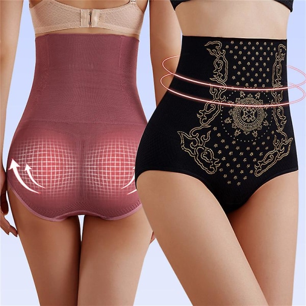 Magebantrosor Midjetränare Kroppsformare Kvinnor Tummy Control Underkläder Postpartum Shapewear Höga Midjetrosor