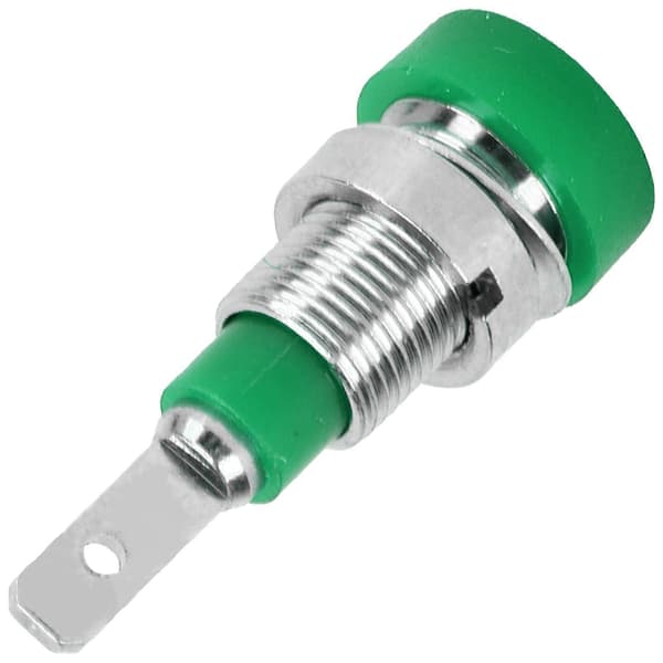 10 stk Banan Socket Messing 2mm Panel Socket Koblingsterminaler for Elektronisk Industrielt Utstyr Grønn