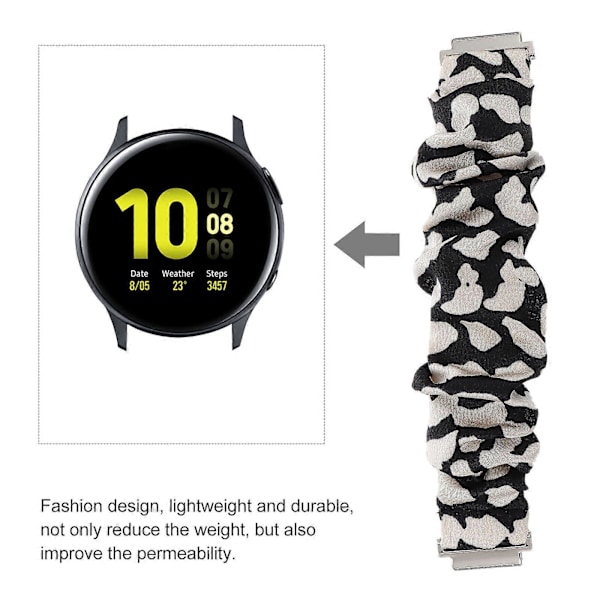 20 mm Scrunchie Klockarmband Kompatibelt med Galaxy