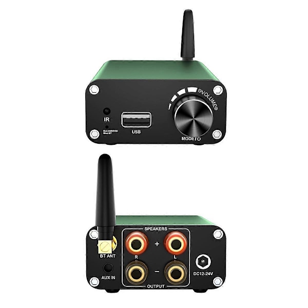 Bluetooth Audio Forstærker TPA3116 Stereo 2.0 Kanal Klasse D Hjemmebiograf Forstærker 200W Effekt Digital Audio Forstærker