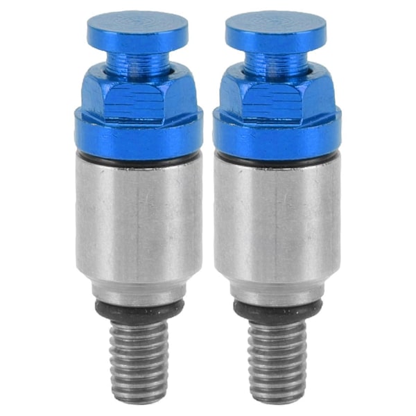 2kpl M5x0.8 Alumiiniseos Haarukan Ilmanpoistoventtiili Paineenalennusventtiilin Korvaus CRF150R CR125R CR250R CRF250R Sininen