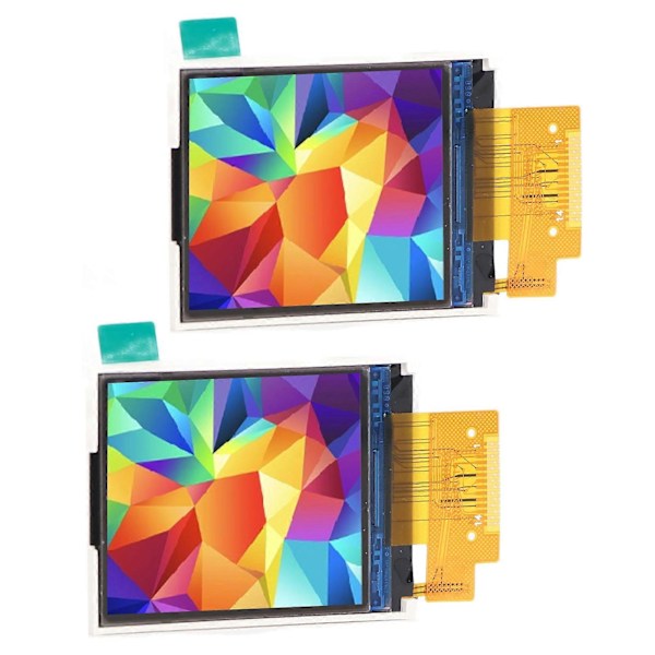 2 STK TFT IPS Display Modul 1.8in Farve 128 X 160 SPI Interface ST7735S Drev Display Modul