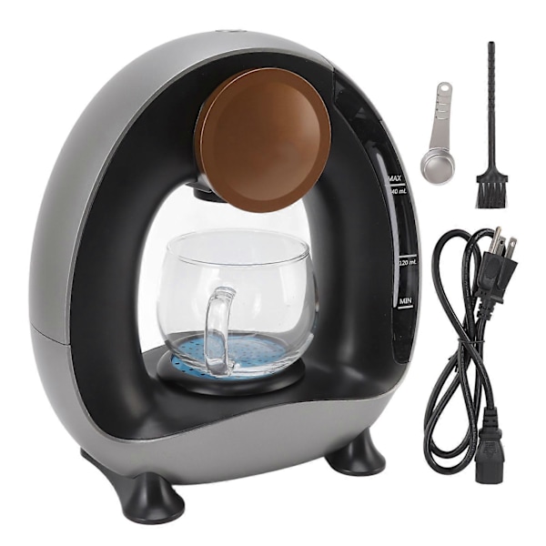 Bryggkaffebryggare Konstant Temperaturextraktion Mini Tyst med 240ml Vattentank Kaffemaskin för Te 110