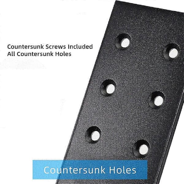 3-pack Bänkskivstöd Solid Kraftigt Knävägg Dold Bänkskivstöd Flytande Hyllkonsol B