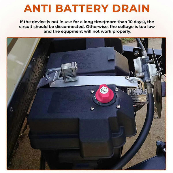 Batterifrånkopplingsbrytare 12-48V, Avstängningsbrytare för Marinbåt RV ATV Bil UTV Fordon 100A