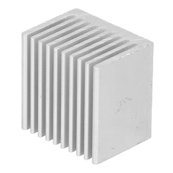 8 stk. Kølefinner Aluminium Power Radiator Køleplade Sæt til Elektronik CPU Modul 40x40x30mm Med Klæbemiddel