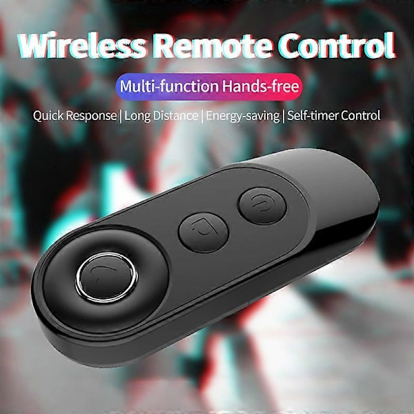 Trådløs fjernkontroll multifunksjonell håndfri rask respons lang distanse energibesparende selvutløser kontroll mini Bluetooth-kompatibel selfie smart