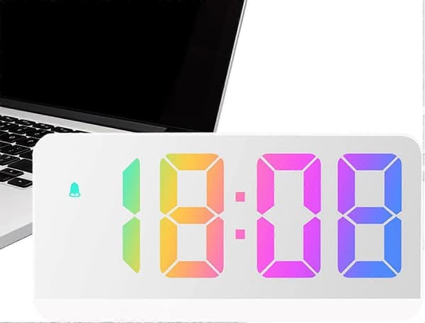 Digital LED-klocka - Digital väckarklocka - LED-klocka med temperatur