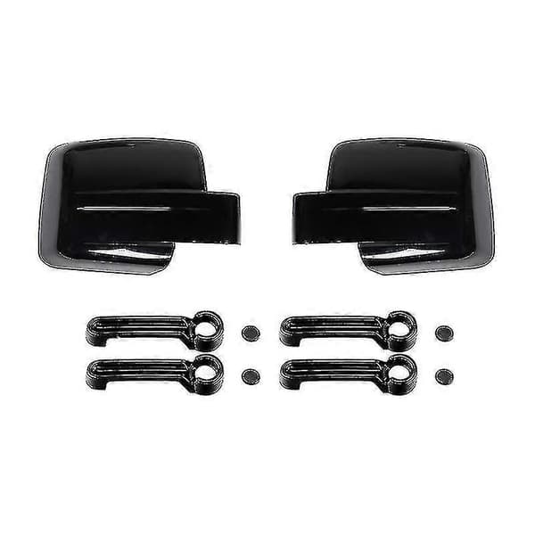 Nye Tesin-afdækninger til Dodge Nitro bildør, dækningsmærkater, trim til Dodge Nitro 2007-2012, udvendigt tilbehør Black 10 PCS