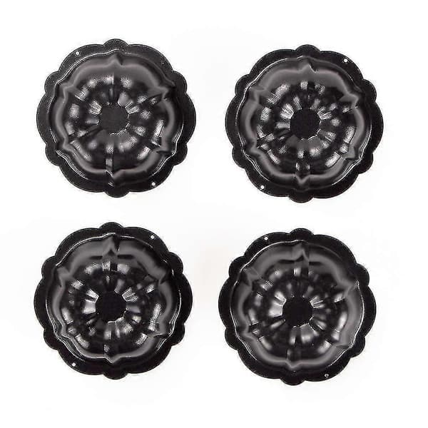 Mini Kransform Kakform 10cm 4 Tum Rund Bakform Non-stick Kakformar - 4-pack -z