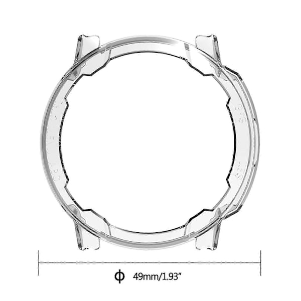 Skal Bekvämt Ram Skydd Fodral för Instinct 2 Anti-repa för ShelP20211224837 Black