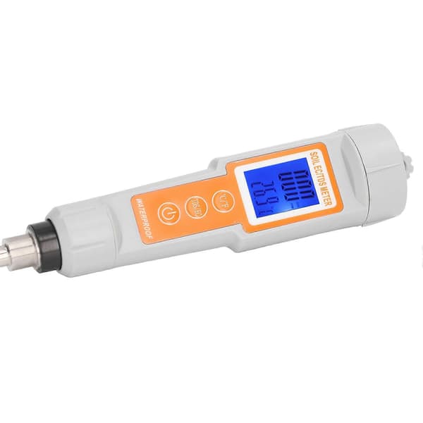 Jord EC-mätare Temperaturtestare TDS-sensor LED-displayverktyg för trädgårdsodling
