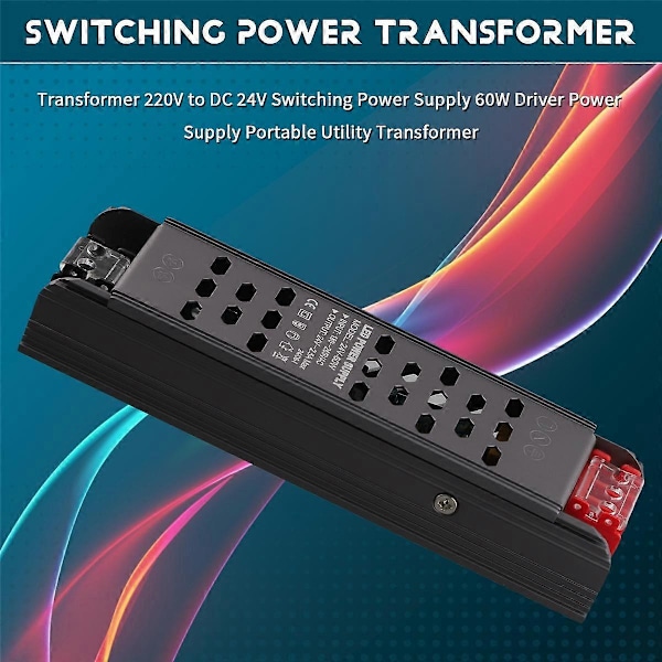Transformer 220V til DC 24V Switching Strømforsyning 60W Driver Strømforsyning Bærbar Utility Transformer