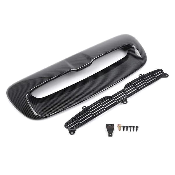 Karbonfiberstil for S R55 R56 R57 R58 2007-2013 Luftinntaksventilhette for panser