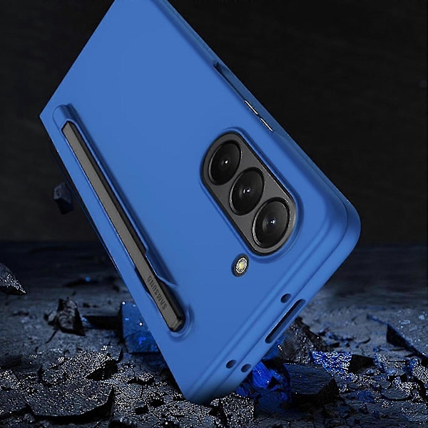 Z Fold 5 Skal, Slimmat Ultratunt PC Stötsäkert Skal Kompatibelt med Samsung Galaxy Z Fold 5 med S Pen Hållare & Skärmskydd Green