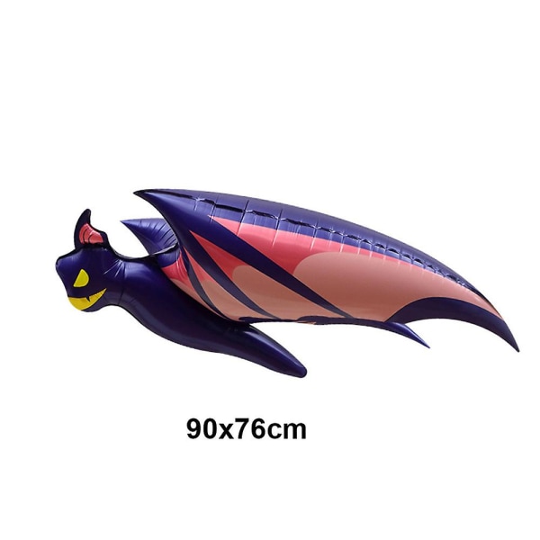 Jätte Uppblåsbar Fladdermus 90cm Halloween Fladdermus Ballong Leksaker Barnleksaker Halloween Heminredning Rekvisita Barn Halloween Dekorationer Favörer Leksaker 1Pcs balloon5