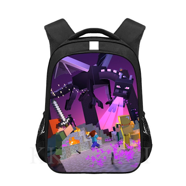 16 tum Mochila Barn Skolväska Barn Tecknad Anime Tryckt Skolväska Ivory