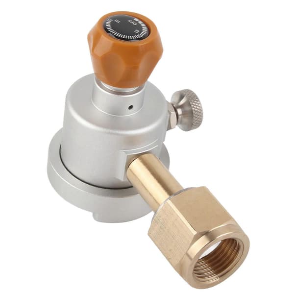 CO2 Fyllningsadapter för DUO för Terra för Art Sodamaskiner CGA320 CO2 Cylinder Silver Hane Adapter