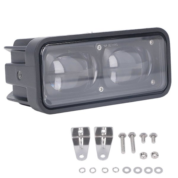 Dubbellins LED Gaffeltruck Säkerhetslampa Robust Hög Ljusstyrka Rak Varningslampa DC12V Blå