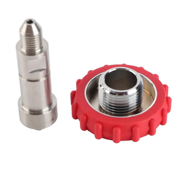CO2 Påfyldningscylinder Adapter G5/8 Til 7/1620 Konnektor Rustfrit Stål CO2 Oppustelig Flaske Fitting